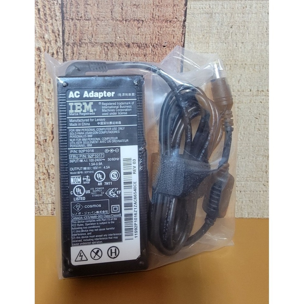 Genuine AC Adapter Charger Power Cord for IBM Lenovo 92P1016